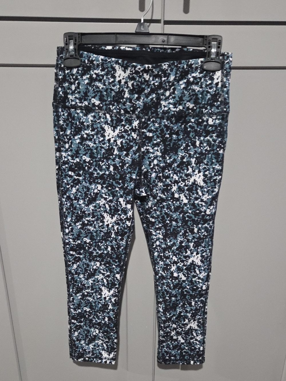 Blue Multi-Print Active Leggings